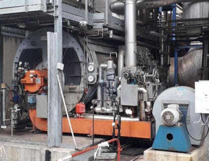 Steam Boiler Service et Maintenance at EDF VAZZIO Corsica